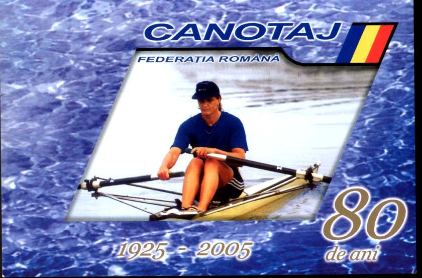 BOATING,ELISABETA LIPA ,WORLD CHAMPION,5 GOLD MEDALS; POSTCARD 2005 