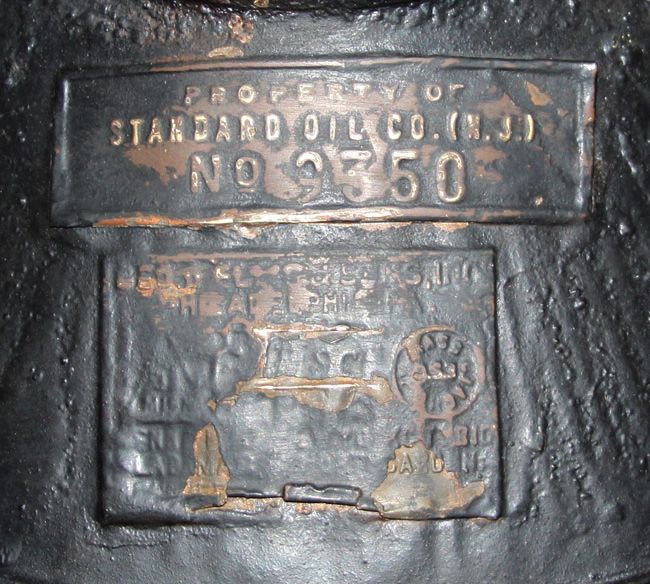 Vintage Standard Oil Co,NJ,Gas,Gasoline Can,Super Service,5 Gal.Brass 