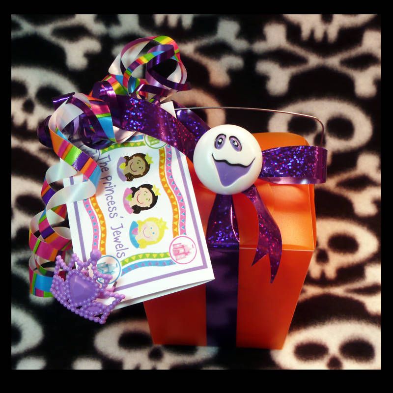 12 Feet Bright Pop Beads in Takeout Box Halloween FUN  