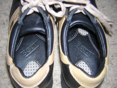 BORN SHOES Womens Two Tone Oxford Lace Shoes Sz 37=6.5  