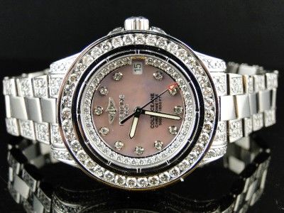 BRAND NEW LADIES BREITLING AEROMARINE PINK COLT OCEAN DIAMOND WATCH 9 