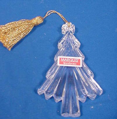 Waterford Marquis CHRISTMAS TREE Ornament NIB  