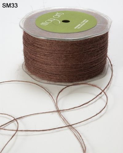 yards 1/32 Ribbon Fiber 100% JUTE BURLAP STRING  