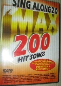 CASCADES NEIL SEDAKA FRANK SINATRA DVD KARAOKE 200 SONG  