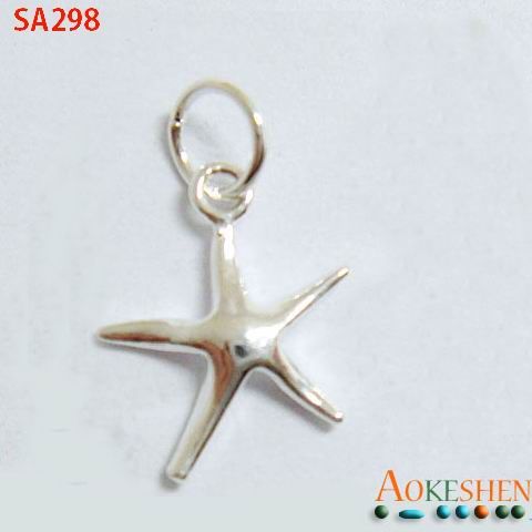 925 Sterling Silver charm Pendants Jewelry Beads findings fit bracelet 