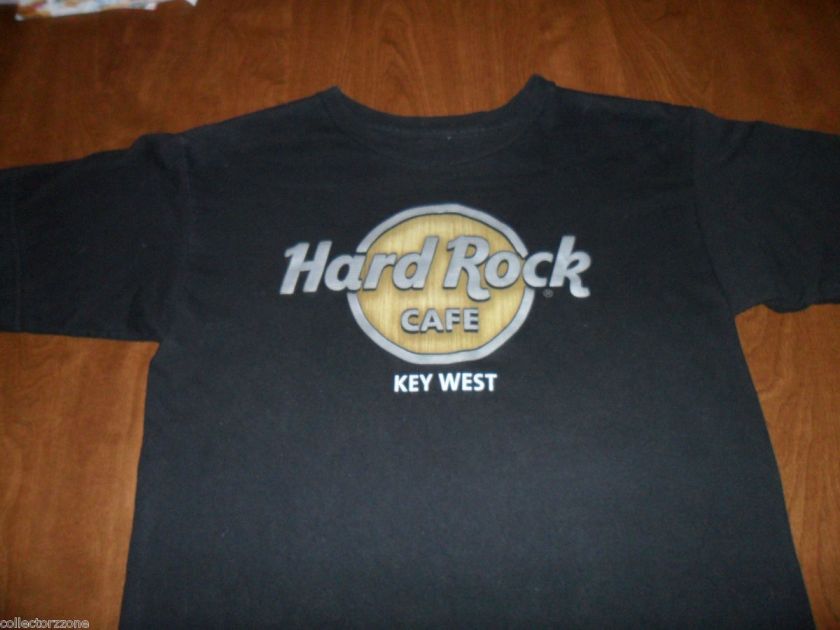 HARD ROCK CAFE   KEY WEST   BLK T SHIRT  