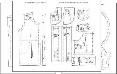 close up photographs showing every step of the sewing process