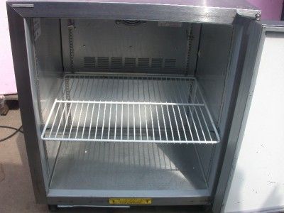 SILVER KING SKR27 COMMERCIAL UNDERCOUNTER FRIDGE STEEL  