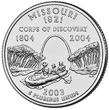 2003 P MISSOURI STATEHOOD QUARTER UNCIRCULATED  