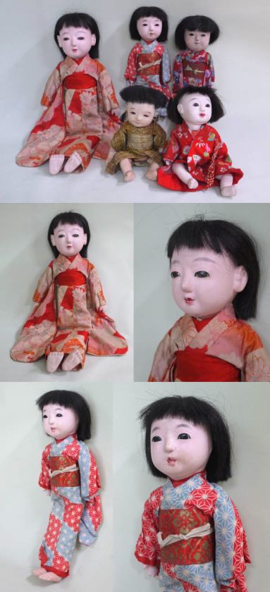 Japanese Geisha Kimono Ichimatsu HAIHAI shunga hina Gofun Doll Ningyo 