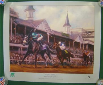 2005 CHURCHILL DOWNS KY DERBY WINNER POSTER GIACOMO  