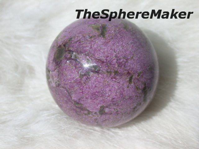 Siaz STICHTITE SPHERE RARE PURPLE GEMSTONE BALL 1D  