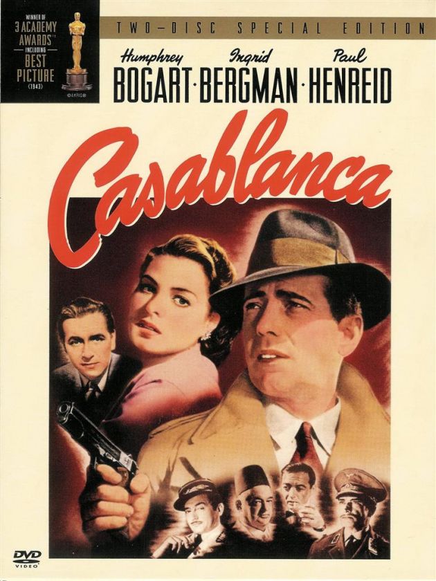 Casablanca   Special Edition 2 disc DVD Set 012569568129  