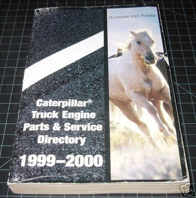 CAT Caterpillar Truck Engine Parts Service Directory 99  