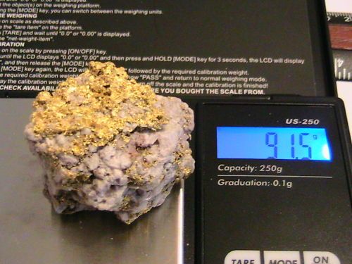 91 gram GOLD NUGGET FROM SOUTH CAROLINA  