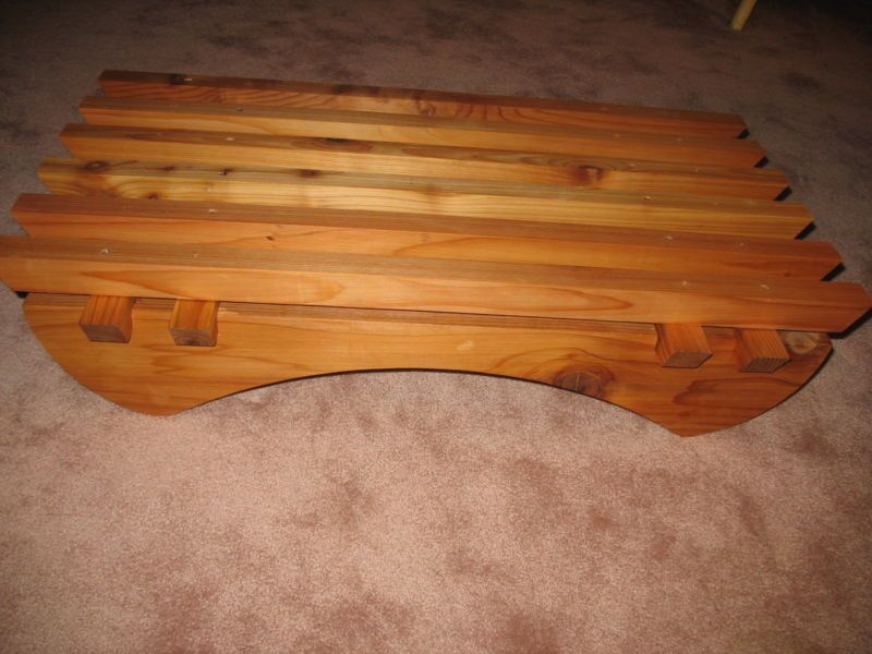 RED CEDAR PLANT STAND, 32 LONG X 19 W Custom Built  