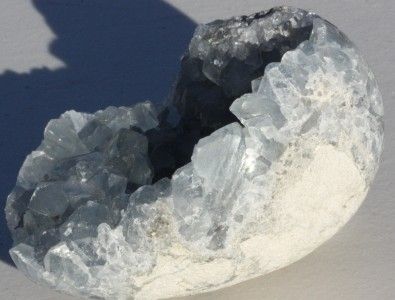 Gorgeous CELESTITE Polished Egg Optical Blue Celestine  