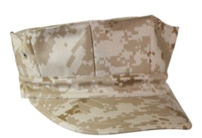 MARINE CORPS EIGHT SIDED BDU DESERT digital camo HAT L  