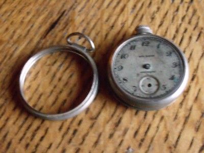 Vintage New Haven Compensated Pocket Watch For Parts Repair  