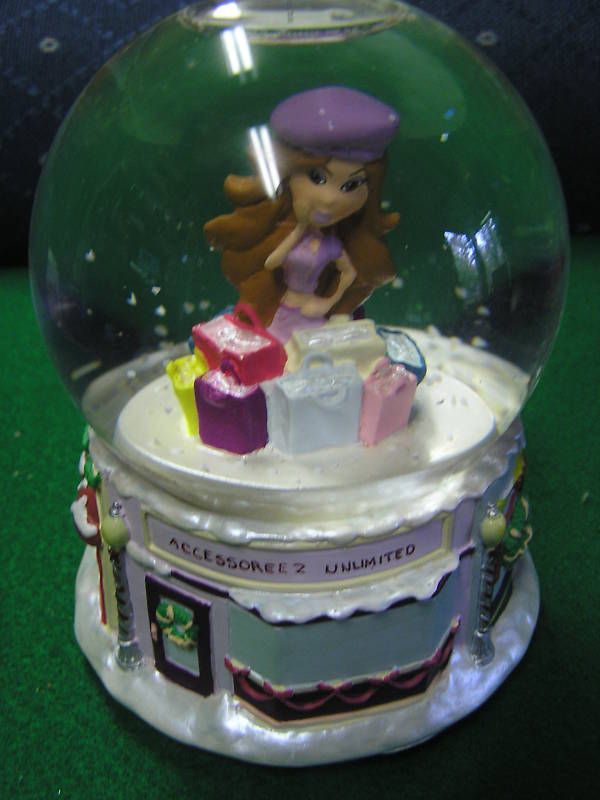 Musical Snow Globe Accessoreez Unlimited Deck the Halls  