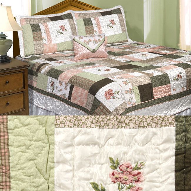 Cherish 5 piece Patchwork Quilt Set  