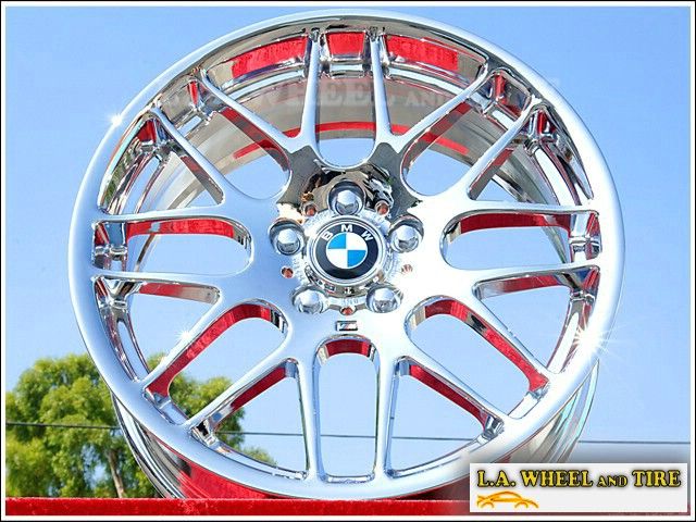 BMW E46/M3 Competition 19 inch OEM Chrome wheels rims  