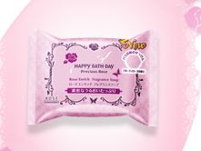 Kose Happy Bath Day Precious Rose Rose Enrich Fragrance Soap 80g 