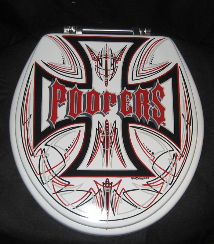 Art,classic,pinstriping,hot,rod,rat,toilet,seat,cars  