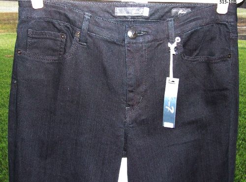 SEVEN 7 PREMIUM DENIM BRAND JET BLACK FLARE JEANS NEW  