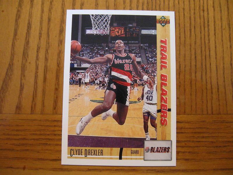 1991/92 Upper Deck CLYDE DREXLER Blazers Card #357  