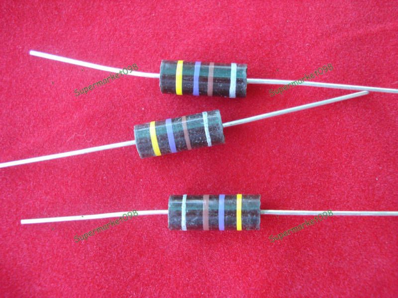 10PC 470 OHM 1W Carbon Composition Resistor ALLEN Style  