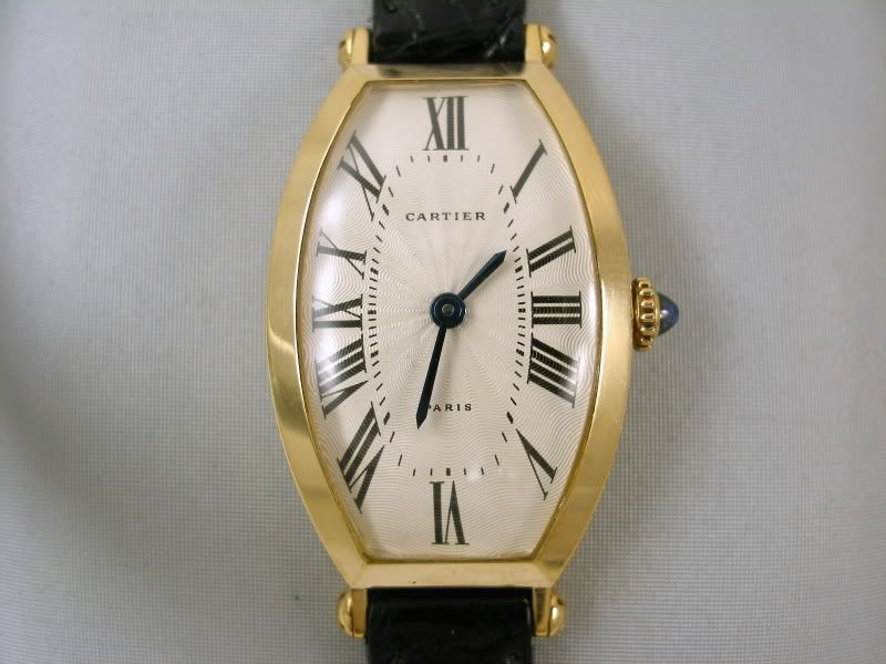 CARTIER PARIS TONNEAU 18K LIMITED EDITION HANDWIND  