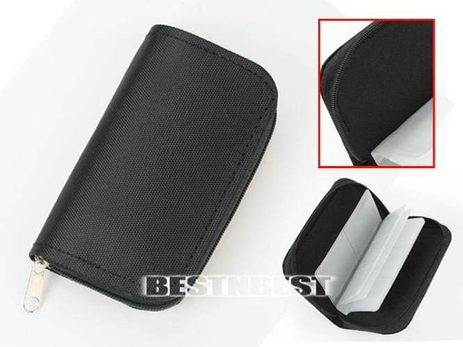   MMC CF Micro SD Memory Card Storage Carrying Pouch Case Holder Wallet