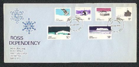 NEW ZEALAND ROSS DEP SCOTT BASE CMPLT SET ILLUST FDC  