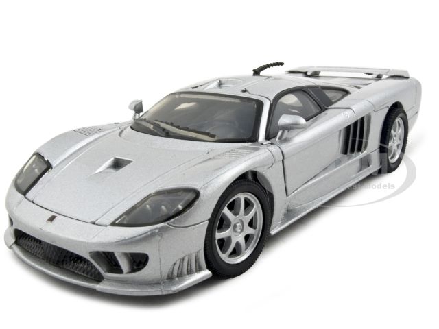 SALEEN S7 SILVER 124 DIECAST MODEL CAR MOTORMAX  