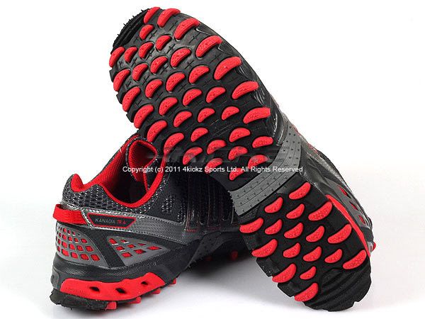   Kanadia 4 TR M Solid Grey/Red/Neo Iron Metallic Trail Running U42343