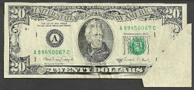 FRN 1988a RARE BUTTERFLY FOLD ERROR 20$  