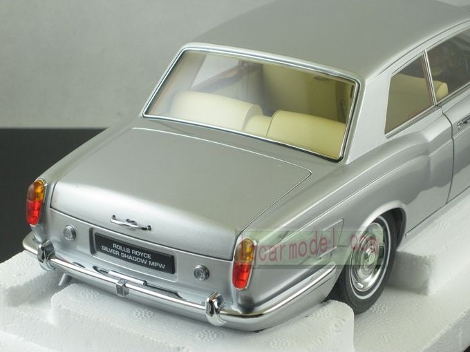 Paragon 1968 Rolls Royce Silver Shadow Coupe RHD Silver Metallic 1/18 