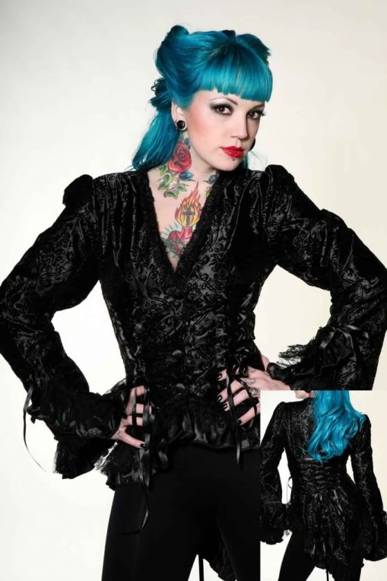 Goth Victorian Vampire Tail Coat Jacket Living Dead  