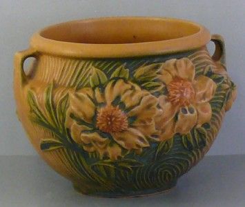 Roseville Art Pottery 661 5 Peony Pot Bowl Jardinière  