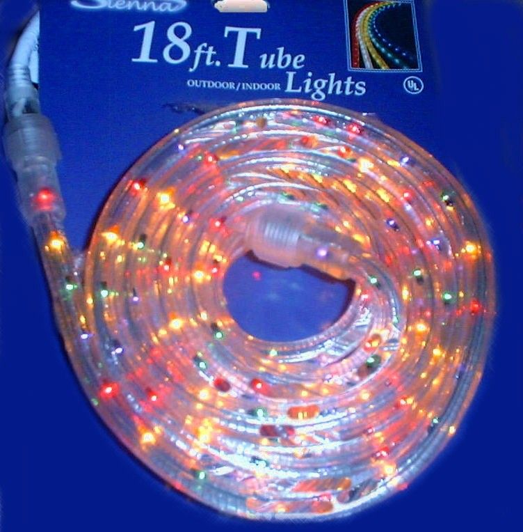 CHRISTMAS ROPE TUBE LIGHTS 18FT.MULTI COLOR BRAND NEW  