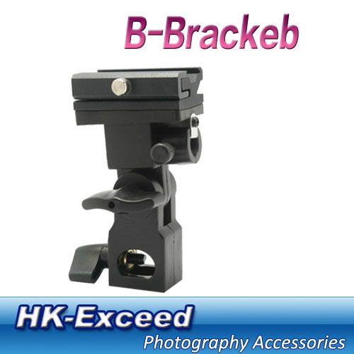 Flash Shoe Umbrella Holder Swivel Light Stand Bracket B  