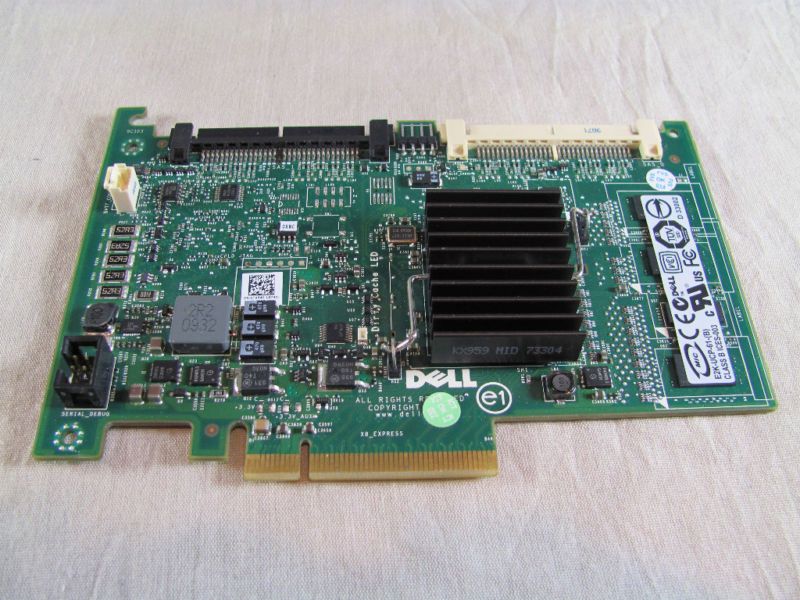 0T954J DELL PERC 6i Dual Channel Raid Controller  