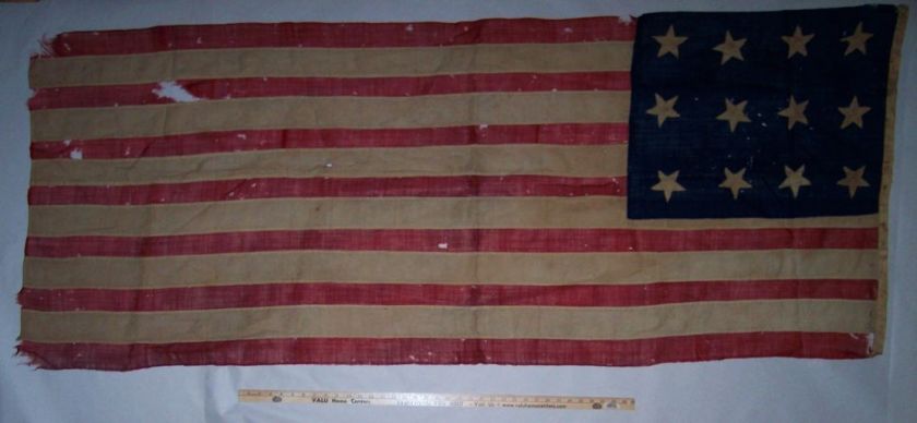 RARE 18 Star Louisiana Statehood Flag 1812 only 2 known  