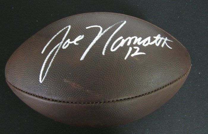 Joe Namath Jets Signed Wilson Duke Football PSA/DNA  