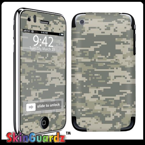 ACU camo Decal Skin Sticker Cover IPHONE 3G 3GS Case  
