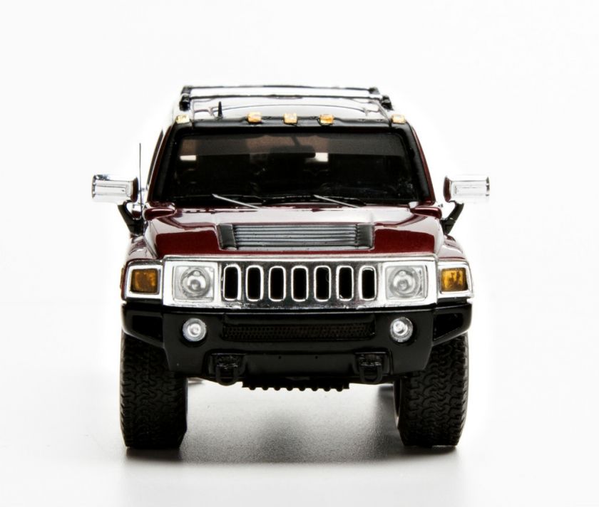 LUXURY COLLECTIBLES 2006 Hummer H3 Sonoma Red Metallic  