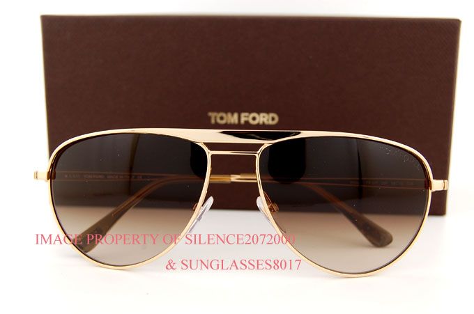 New Tom Ford Sunglasses TF 207 WILLIAM 28F GOLD Men  