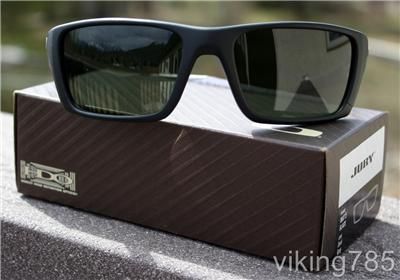 New OAKLEY Jury Mens Sunglasses Matte Black Dark Grey OO4045 04 $190 