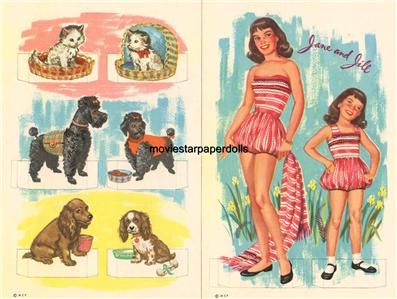 Vintage 6 & SWEET 16 PAPER DOLLS LASR REPRO FREESHW2  